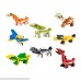 14 in 1 Mini Building Blocks Dinosaurs Set Dinos World Build Toys N-in-ONE Creative Box Building Bricks Toy for Age 6-10 Dinosaurs 14 B07F7S2ZVD